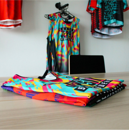 Amostra de camisas